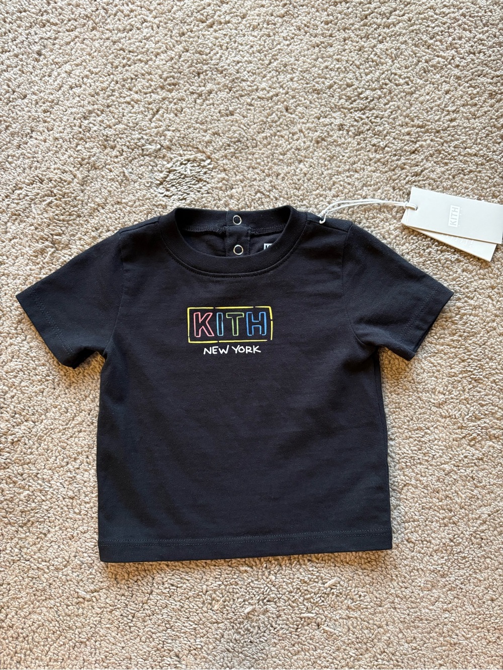 Kith Black Baby Short Sleeve Tee